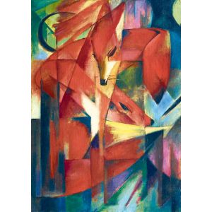 Bluebird Puzzle Franz Marc - The Foxes, 1913