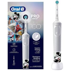 Oral-B Brosse à dents électrique rechargeable Pro Kids, édition spéciale, 1 tête pour enfants de 3 ans et plus. 1 brosse à dents