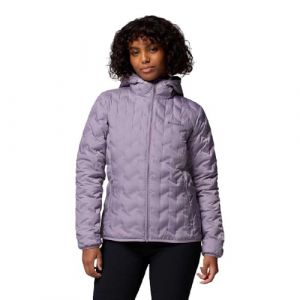 Columbia Delta Ridge 2 Doudoune &agrave; capuche pour femmes, Doudoune &agrave; capuche, violet schiste, taille XL