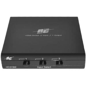 Real Cable HD31SM - Switch HDMI 3 entrées 1 sortie