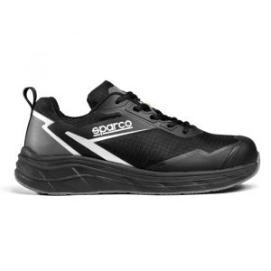 sparco Teamwork Chris ESD S3S SR FO HR - Chaussures de s&eacute;curit&eacute; pour Hommes - Chaussures de s&eacute;curit&eacute; antid&eacute;rapantes Style Course &agrave; Pied Confortables et Respirantes - EU 44
