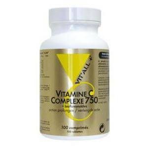 Vit'All + Vitamine C complexe 750 (100 comprimés)