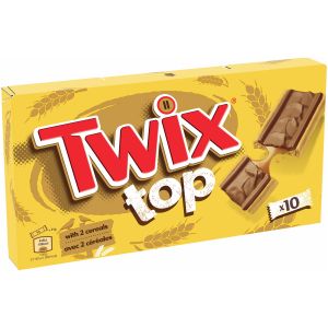 Twix Biscuits Top caramel chocolat au lait les 10 biscuits de 21 g