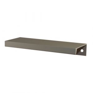 Poignée tirette en aluminium P0333 - entraxe 128 mm - longueur 147 mm - finition nickel mat - Nickelé mat