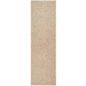 Image de VidaXL Tapis zizur 80x250 cm aspect de jute int&eacute;rieur et ext&eacute;rieur Brun