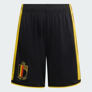 Adidas Belgique Short Domicile 2025/26 Enfant, pointure 140 cm - ['Noir'] - Taille 140 cm