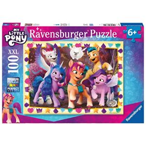 Ravensburger Puzzle 100 pièces XXL-Aventures Entre poneys/My Little Pony Enfant, 4005556133390