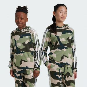 Adidas Sweat-shirt &agrave; capuche imprim&eacute; int&eacute;gral Essentials Enfants
