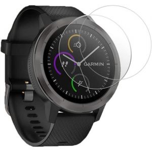 Phonillico Verre Trempé pour Garmin Vivoactive 3 - Forerunner 945 [Pack 2] Film Vitre Protection Ecran Montre Connectée