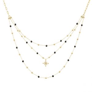 Pierre Lannier Collier Femme Bijoux Australe - BJ22A8231 Acier Doré
