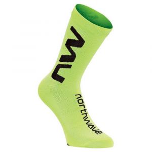 Northwave Des Chaussettes Extreme Air EU 34-36 Yellow Fluo / Black