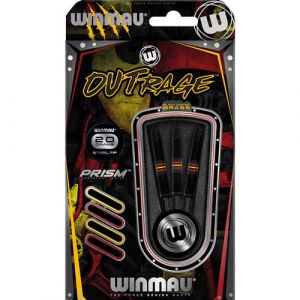 Winmau Fléchettes à pointe d'acier Outrage brass