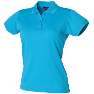 Henbury - Polo sport à forme ajustée - Femme (M) (Turquoise) - UTRW636