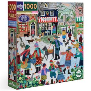 Eeboo Puzzle 1000 pièces : Noël sur la place
