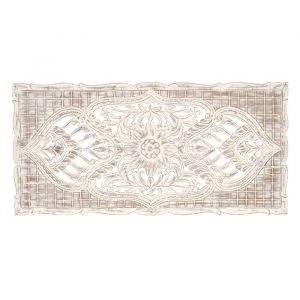 Tête De Lit Bois Blanc 166x3x81cm
