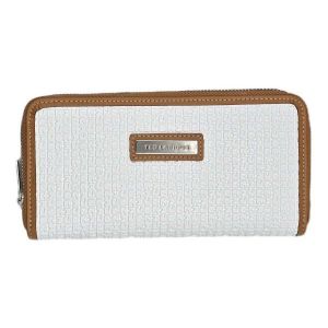 Ted Lapidus Fidelio - Portefeuille zippé Blanc TL8265BLANC