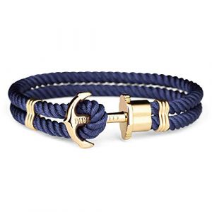 Image de Paul Hewitt Bracelet Cordon - Acier Inoxydable - 18 cm - PH-PH-N-G-N-M