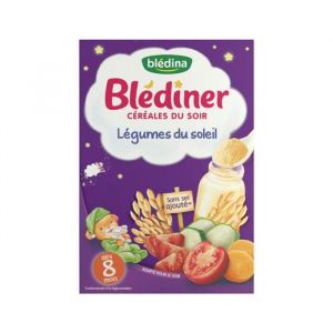 Image de Blédina Cereales Bebe Blediner Legumes du Soleil - 240 gr - Des 8 Mois