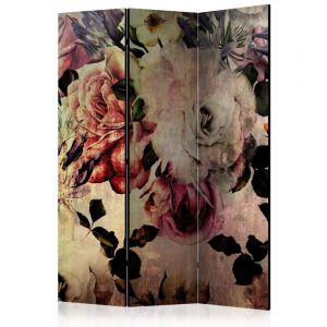 Artgeist Paravent 3 Volets "Nostalgia Flowers" 135x172cm