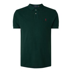 Ralph Lauren Polo Mod. 710782592 Polo Piqu&eacute; Manches Courtes Slim Fit Homme Vert M