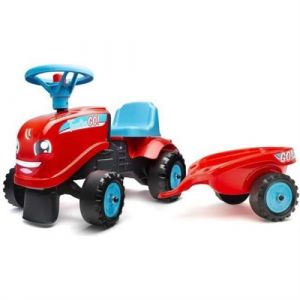 Falk Porteur Trotteur Tractor Go avec remorque Véhicule agricole Mi te et