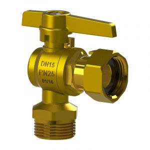 Image de Arco Vanne compteur &eacute;querre - M&acirc;le - Ecrou tournant - Manette mla 20x27