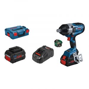 Bosch 06019J8202 Atornillador de impacto gds 18V-1050 hc (2 baterías + cargador)