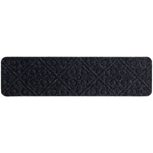 Image de Tapis d'escalier Coast - 15 pi&egrave;ces - 76 x 20 cm - Noir