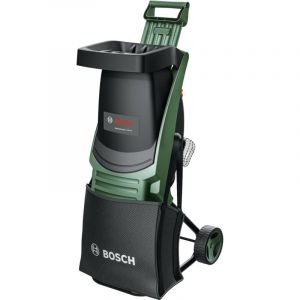 Bosch Broyeur sans fil UniversalShredder 2x18V-25 (lames réversibles, coupe des branches jusqu’à 25 mm, moteur Brushless, avec 2 batteries 18V 4.0Ah, 28 l Sac de collecte, chargeur)