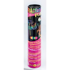 Megagic Lot de 50 Bracelets Fluo
