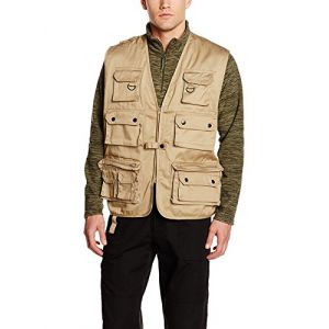 Mil-tec Veste de Chasse/pêche Beige Kaki XL
