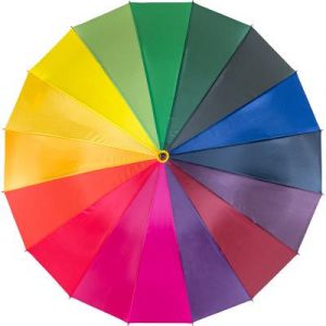 Susino - Grand parapluie de Golf imprimé arc-en-ciel