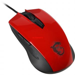 MSI Clutch GM40 - Souris optique filaire R&eacute;tro&eacute;clair&eacute; 5000 dpi