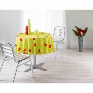 Image de Amapola - Nappe ronde anti-tache (180 cm)