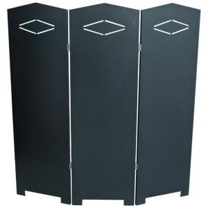 Blinky Pare-soleil à trois volets noir anthracite H. 95 cm