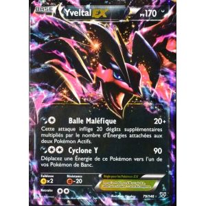 Asmod&eacute;e Yveltal-Ex - Carte Pok&eacute;mon 79/146 170 PV XY Fr