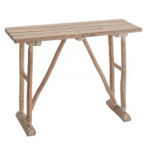 Image de Console Rectangulaire en Bois "Zoé" 97cm Naturel Prix