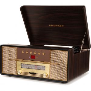 Crosley Rhapsody Mahogany lecteur multimédia avec platine vinyle
