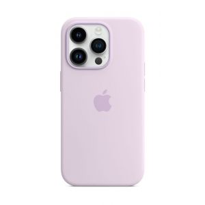 Apple Coque iPhone 14 Pro Max Silicone Lilas MagSafe