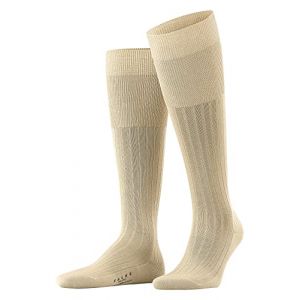 Falke Milano, Chaussettes Montantes Homme, Coton Fil D'&Eacute;cosse, Beige