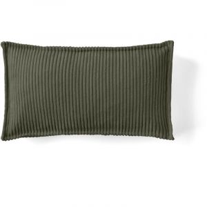 Stella - coussin - en velours côtelé - 32x57 cm - Vert