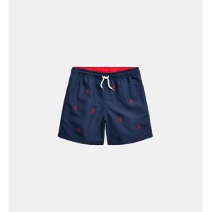 Image de Ralph Lauren Short de bain style boxer multi broderies Bleus - Taille 12 años