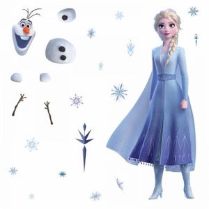 ROOMMATES Stickers géant Elsa & Olaf La Reine des Neiges 2 Disney