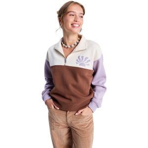 Roxy View Point Block Half-Zip Pull Polaire à motifs