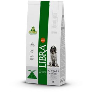 Libra Croquettes pour Chien Senior +7 Ans Poulet 12 kg