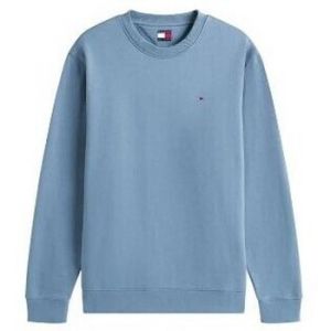 Tommy Jeans Sweat Homme Regular Fit Flag Fleece Col Ras-du-Cou, Bleu (Blue Moment), S