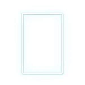 LED SIGNS RECTANGLE 40 LIFESTYLE COLD WHITE