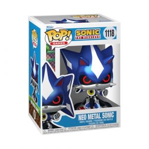 Funko Pop! Games: Sonic - Neo Metal Sonic - Métallique - Sonic The Hedgehog - Figurine en Vinyle à Collectionner - Idée de Cadeau - Produits Officiels