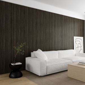 Ideko Papier Peint 3D effet Bois Caf&eacute; noir adh&eacute;sif auto collant &eacute;paississement 60CM x 3M en rouleau Style industriel 18m2