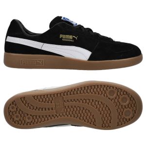 Puma Mixte Handball Chaussure de Terrain intérieur, Black White-Gum, 40.5 EU